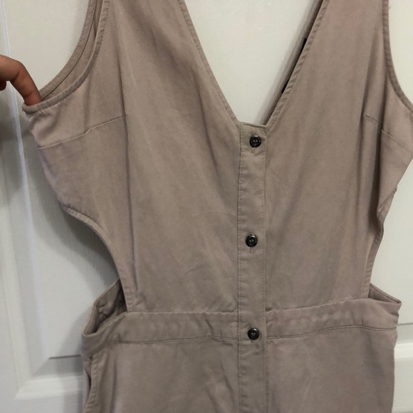 Tan romper cut out sides - medium - Picture 3 of 4